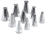 Ateco 10-Piece Plain Pastry Tip Set in Tube