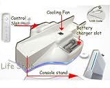 PEGA PG-WI014 Nintendo Wii 4in1 Multi-function Blue Light Stand For Nintendo Wii Controller