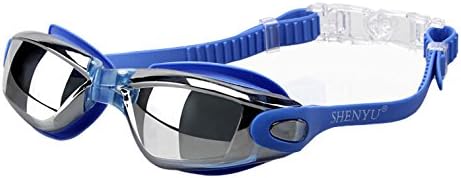 SHENYU Anti-Fog Swim Eyewear Anti-Ultraviolet Swimming Goggles Men and women Unisex Coating Swimming Glasses Adult Goggles-Dark Blue