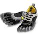 Bikila LS Shoe - Men's Black/Gray 43 by Vibram FiveFingers