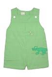 ZU Petit Ami Newborn/Infant/Toddler Boys Alligator Gingham Sunsuit Romper