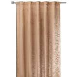 Accents de Ville Amanda Curtain with Back Tab, Brown, 44-inch x 90-inch by Accents de Ville