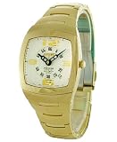 Seiko Men's Gold-tone Premier Kinetic Auto Relay Watch. Model: SNG038