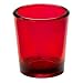 Biedermann & Sons 12 Glass Votive Candle Holders In Red