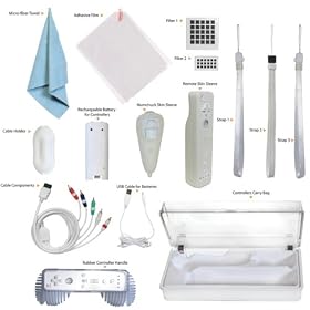 Wi-15k Nintendo Wii 15-in-1 Total Accessory Kit