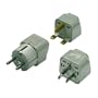 Lewis N. Clark Grounded Great Britain/Africa Adapter Plug - set of 2 (As Shown)