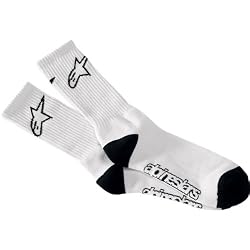 Alpinestars Crew Adult Casual Socks - White