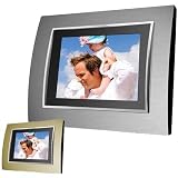 Coby DP-767 7-Inch Widescreen Digital Photo Frame with Multimedia Player (Includes 2 Metal Frames)