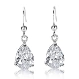 Rizilia Fashion Jewellry Lady Fine Clear Topaz White Gold Gp Earring Stick Earing Nr
