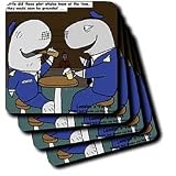 Londons Times Funny Animals Cartoons - Grounded Pilot Whales - Coasters