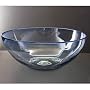 Wilton Armetale BelloVaso Azuro 80-Ounce Glass Salad Bowl, Free-Blown Glass
