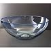 Wilton Armetale BelloVaso Azuro 80-Ounce Glass Salad Bowl, Free-Blown Glass