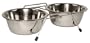 Kerbl 83406 Doppelnapfst�nder inclusive 2 x 1800 ml Napf