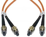 FC / FC, Multimode, Duplex Fiber Optic Cable, 62.5/125, 2 Meter (6.6 ft)