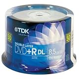 TDK - 50 x DVD+R DL - 8.5 GB 8x - spindle - storage media