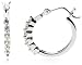 14k White or Yellow Gold Diamond Hoop Earrings (1/4 cttw, H-I Color, I2 Clarity)