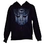 Transformers Autobot Logo Zip Front Hooded Sweatshirt