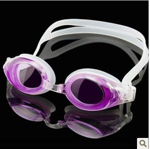 Rx Swim Goggles (Power -2.5) Purple (for Kids, Teen & Adults includes all 3 bridge sizes S,M,L)