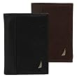 Nautica Mens Leather Tri-fold Wallet