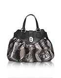 Francesco Biasia Kel- Python and Leather Tote Bag Roccia