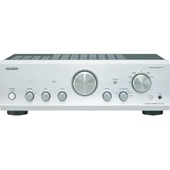 Onkyo A 9377 Stereo-Vollverst�rker (2x 90 Watt, Endstufe, 5x Audio-Eing�nge, WRAT) silber