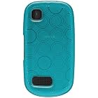 Amzer AMZ94966 Amzer Circle TPU Skin Case Cover for Nokia Asha 200/201 - 1 Pack - Retail Packaging - Blue