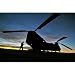 CH-47D Chinook (On Ground, Sunrise) Art Poster Print - 11x17