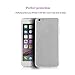 iPhone 6 Case, Poweradd™ [All Around Protection] Ultra thin Premium Flexible and Strong TPU Protective Case for iPhone 6 (4.7-inch) - Translucent Clear
