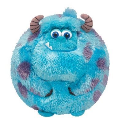 Ty Beanie Ballz Sulley Blue Monster Large Plush