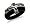 Black Onyx and Enamel Cross Ring by David Sigal, Size 5