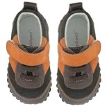 Pediped Originals * Logan -- Brown / Orange * Soft Leather-Soled Shoes! MEDIUM (US size: 5-5.5 / 12-18 months / EU Size 20)