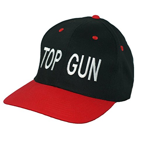 My Party ShirtTop Gun Baseball Cap - Top Sales Gun of The Month - Adam Demamp Costume - Embroidered Black and Red Hat