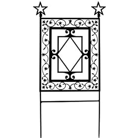 Star Square Garden Support Trellis for Climbing Plants by 