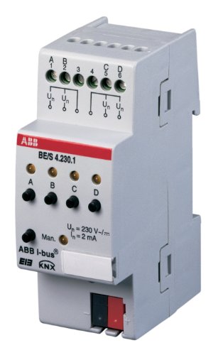 ABB BE/S4.24.1 EIB/KNX Bin&auml;reingang, 4-fach, 24V, REG