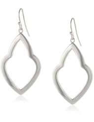 Sterling Silver 1.25" Open Dangle Drop Earrings