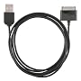 Eforcity Black USB Hotsync And Charging [2-IN-1] Cable for iPhone3G, iPods