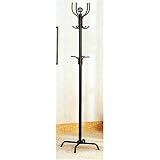 Satin Black Coat Rack By Coaster Furniture