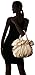 MG Collection Candice Metallic Weaved Handle Hobo Handbag
