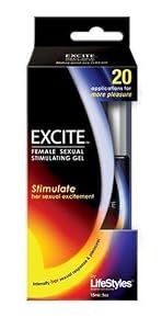 LifeStyles Excite Sensual Gel, Pump Bottle, 0.5 Ounce