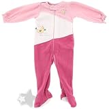 Chick Pink Footed Sleeper Pajamas for Toddler and Baby Girls