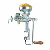 Victoria 7707231530018 Professional Manual Grain Grinder with Low Hopper and Cast Iron