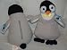 Happy Feet 20 Plush MUMBLE Pillow Buddy with zipper pouch for PJ's