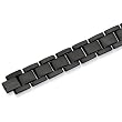 Chisel Black Plated Stainless Steel Bracelet - 8.5 Inches