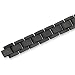 Chisel Black Plated Stainless Steel Bracelet - 8.5 Inches