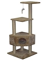 Go Pet Club Cat Tree Beige Color
