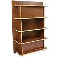 Linear Bookcase and Storage Unit - Cocoa