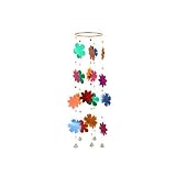 Red Carpet Studios 11084 34-Inch Sparkling Spirals Sun Catcher, Flower Power