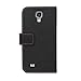 Yousave Accessories Samsung Galaxy S4 Case Black PU Leather Wallet Cover