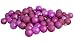 32ct Bubblegum Pink Shatterproof 4-Finish Christmas Ball Ornaments 3.25" (80mm)