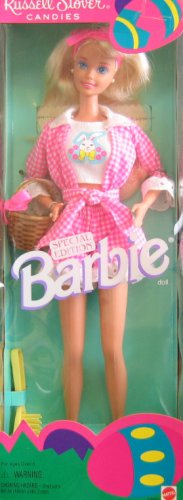Russell Stover Candies BARBIE Doll Special Edition w Pink-White Outfit (1995)